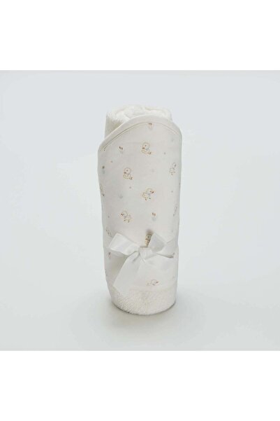 KİABİ Hooded bath towel WHITE