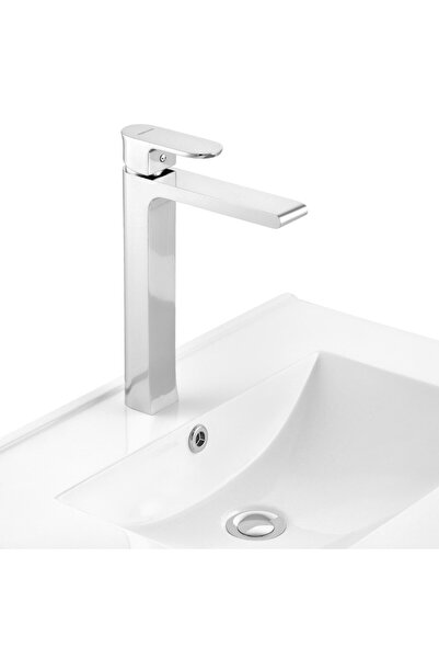 Maison Mex Baterie lavoar înalt GIVEN L16.2 H29.8 cm cromată