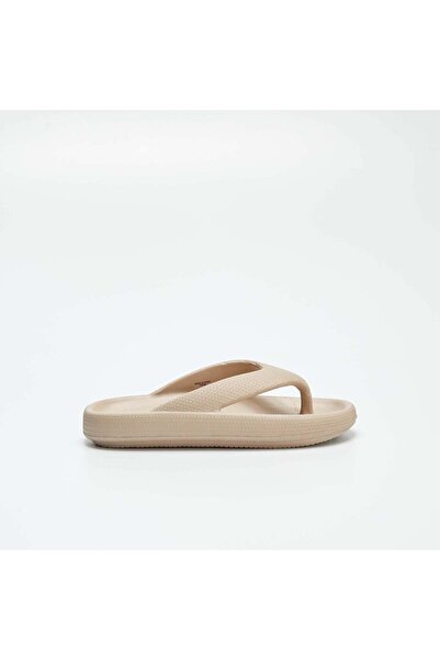 KİABİ Flip flops with chunky soles BEIGE