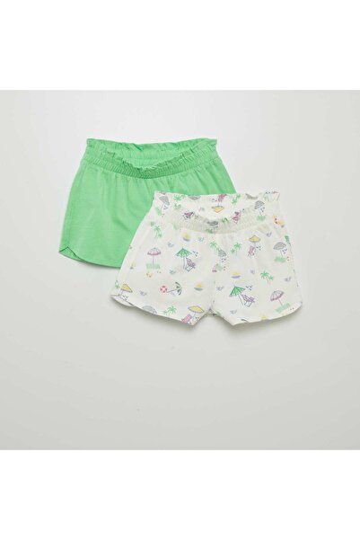 KİABİ Pack of 2 pairs of lightweight shorts - Pack of 2 WHITE