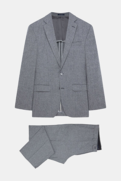W Collection Gray Regular Fit Suit