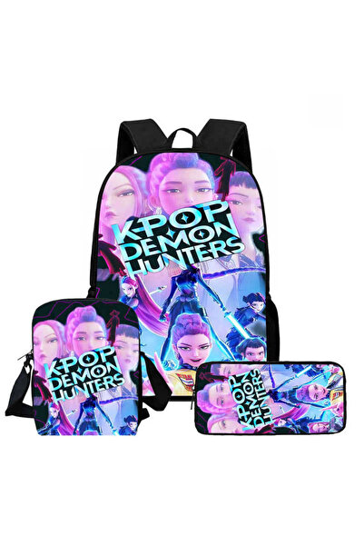 NO BRAND كيبوب، صائدو الساحرات، حقيبة ظهر للطلاب، مجموعة من 3 قطع، سعة كبيرة،...