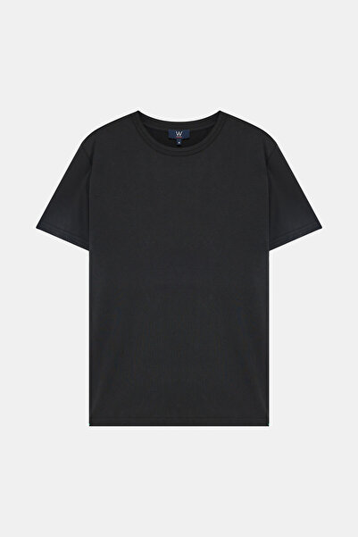W Collection SİYAH BİSİKLET YAKA T-SHIRT