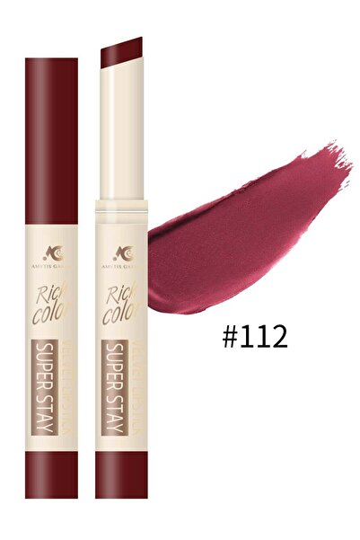 AMYTIS GARDEN SUPER STAY LIPSTICK - RICH LONG-LASTING COLOR, FILLER & BOTOX EFFECT (Red)