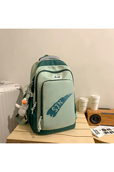 Generica School Backpack Waterproof Book Bag with Doll Pendant forTeen Girs Kid Students Elementary