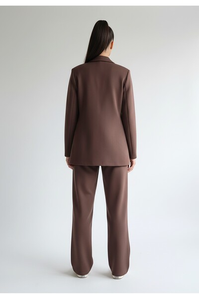 Figl Elegant tracksuit set for women - Women's set Chocolate - M1254 size M