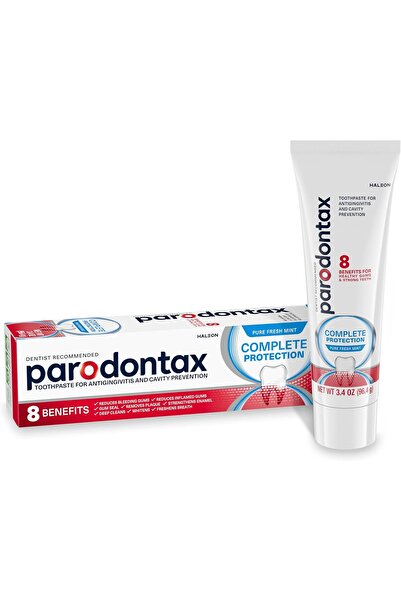 Parodontax معجون أسنان للحماية الكاملة ضد نزيف اللثة ومنع التسوس، بنكهة النعناع المنعش النقي - 3.