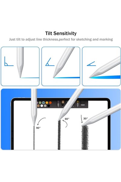 Generic Mynexa Stylus Pen for Touch Screens POM Tip Magnetic Rechargeable Tablet Pencil Stylus Pen for An