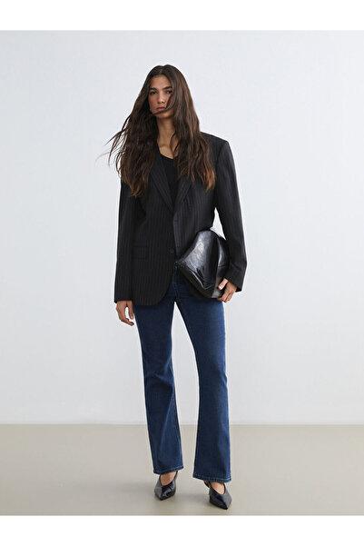 LC Waikiki Pantaloni de blugi pentru femei Indigo Flare