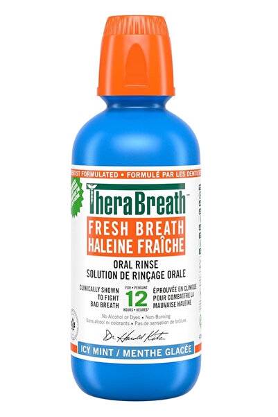 TOPONEE غسول الفم ثيرابريـث المنعش، بنكهة النعناع المثلج، 16 أونصة سائلة (473...