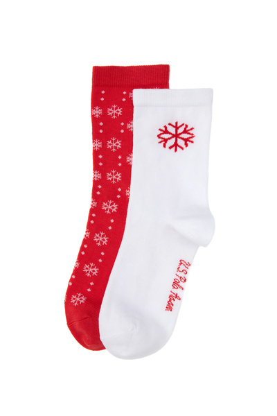 U.S. Polo Assn. Women's Red Socks 50317975-Vr030