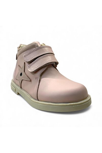 Tuğba Ortopedi 1546 Full Orthopedic 100% Genuine Leather Girls' Preschool Powder Corset Boots