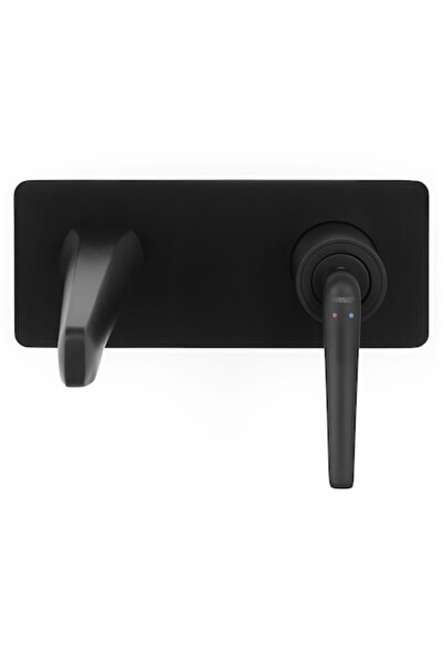 Maison Mex Built-in washbasin mixer, NAOMI, L.21.5 l.21/9.4 H.9 cm, black