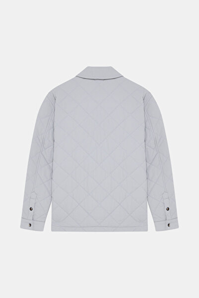 W Collection Buttoned Stone Coat