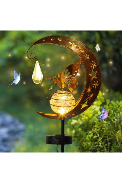 OEM Garden decoration with LEDs and solar panel 84 cm, fairy