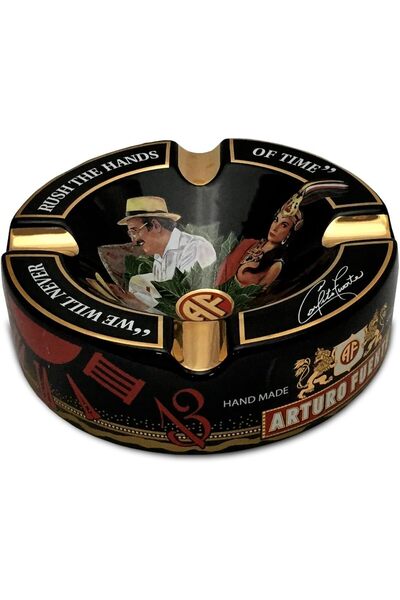Arturo Fuente Limited Edition Large 8.75" Porcelain Cigar Ashtray - Black