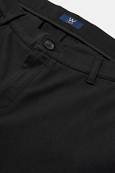 W Collection Black Pipe Leg Sports Pants