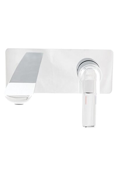 Maison Mex Baterie lavoar încorporată, MOONI, L 21,5 Î 9 cm, cromată