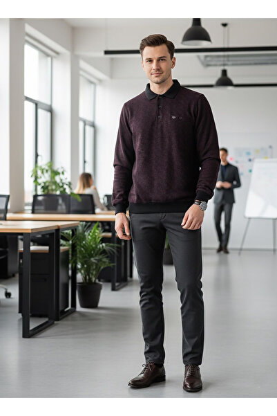 DYNAMO Polo Collar Selanik Woven Knitwear