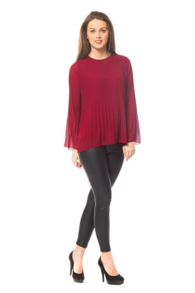 TINKA Fashion Elegant burgundy blouse