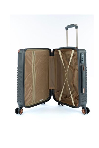 LİMRA 20-inch black hard-shell airplane cabin travel bag