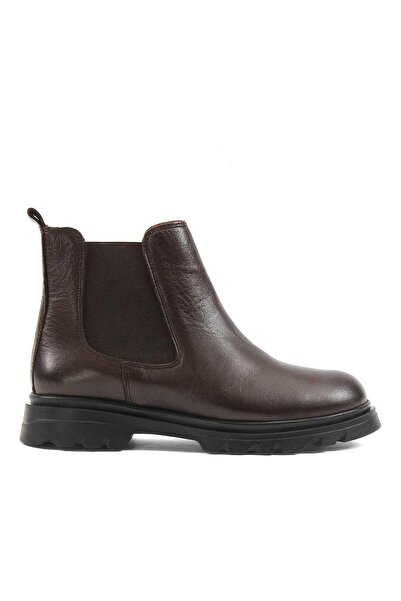 Celal Gültekin Kadın Kahverengi Deri Chelsea Bot