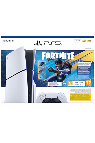 Sony PlayStation 5 (PS5) Slim Console, 1TB SSD, E-Chassis, Fortnite Flowering Chaos Bundle