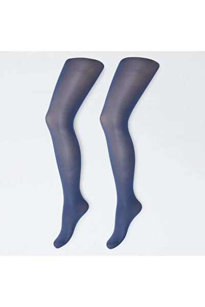 KİABİ 2-Pack of Lightweight Tights BLUE