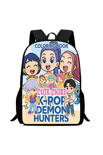 NO BRAND كيبوب، صائدو الساحرات، حقيبة ظهر للطلاب، سعة كبيرة، متعددة الألوان، ...