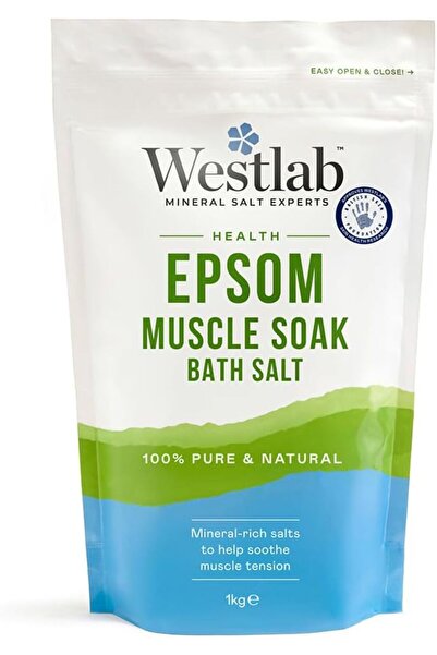 WESTLAB 100% Pure Epsom Salt - 1 kg