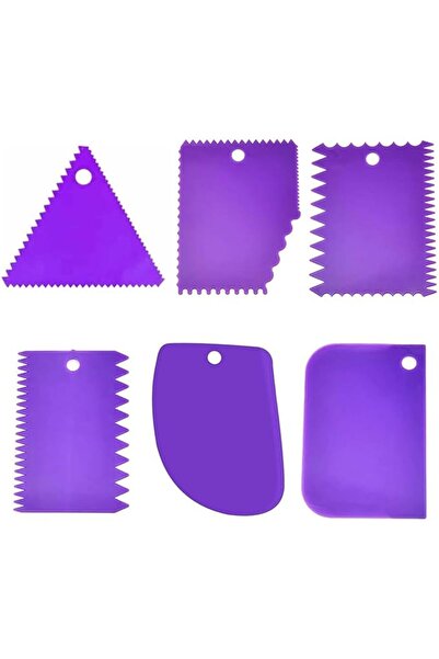 Arabest Cake Cream Tool, Plastic Sculpture Scraper, Pottery Clay Scraper, Ceramic Serrated Tools