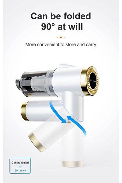 Generic Cordless Handheld Vacuum Cleaner - 12000PA Brushless DC Motor, Mini Portable Rechargeable (W