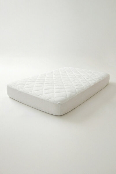 Noctiluca 100% Liquid-Proof Quilted Fitted Baby Mattress Pad, Cotton – Elastic – Breathable – Protective