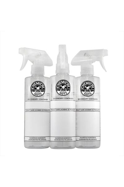 CHEMICAL GUYS Secondary Dilution Bottle ACC137, 3-Pack 16 oz -
