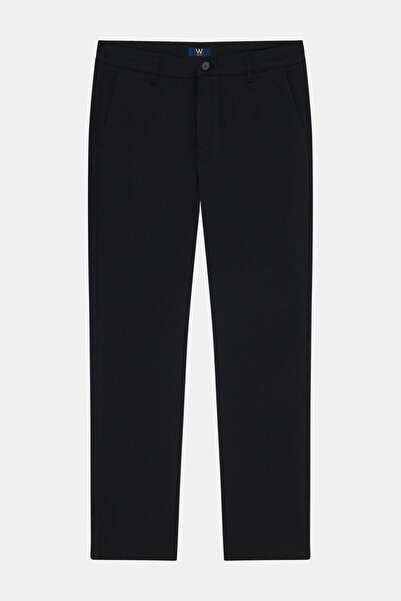 W Collection Black Pipe Leg Sports Pants