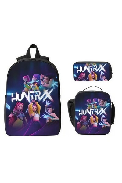 NO BRAND كيه بوب، حقيبة ظهر صائدي الساحرات، طقم سفر عادي من 3 قطع، الصورة 7