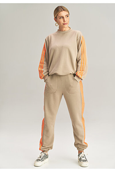Figl Beige tracksuit set for women M1020 one size fits all