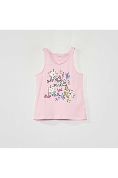 KİABİ Printed vest top PINK