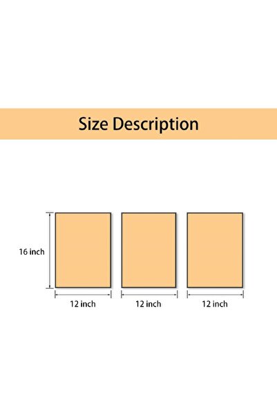 ALAYRA International 3-Piece Nature Scenery Wall Art Set (30x40 cm) – Turquoise Lake Forest Mountain Canvas Prints