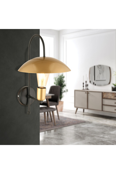 Retrolamp RTA113-101 Gold Aplik Modern Tasarım Salon Mutfak Koridor Cafe Buti...