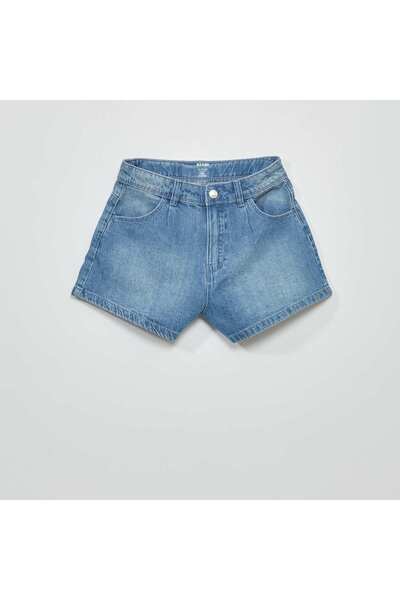 KİABİ Loose denim shorts BLUE