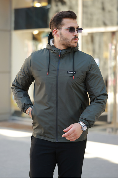 BOYS MANS Men's Jacket Winter Fur Coat