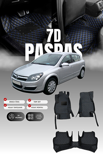 stiloto سجادة أرضية جلدية للسيارة أوبل أسترا إتش هاتشباك (2004-2010) 7D |   ح...