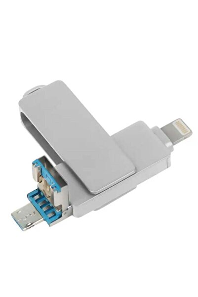 Generic 2TB 3-in-1 USB 3.0 Metal Flash Drive (Type-A, Lightning, Micro USB)