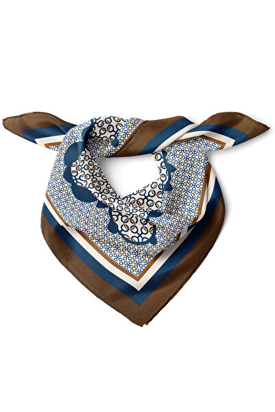nehir eşarp Modern Geometrik Desen Fular Bandana 50x50 Cm