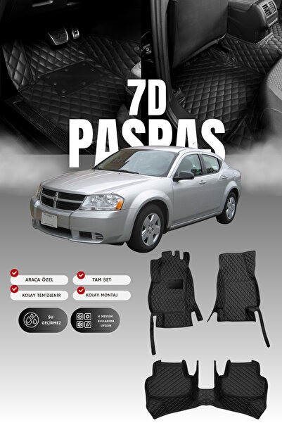 stiloto دواسة سيارة جلدية سباعية الأبعاد لسيارة دودج أفينجر (2007-2014) |   ح...