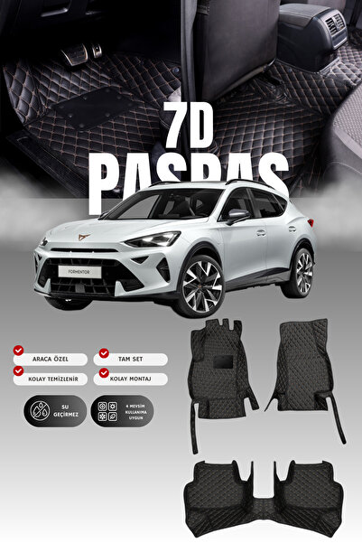 stiloto سجادة أرضية للسيارة من الجلد (7D) لسيارة كوبرا فورمينتور الهجينة (202...