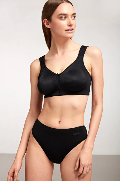 Kom Women's Serena Laser Cut Shaping / Sculpting Black Bra