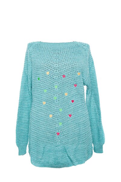 TINKA Fashion Knitted sweater with hearts