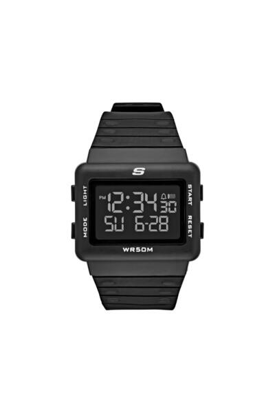 SKECHERS Men's Digital Black Watch Larson Model